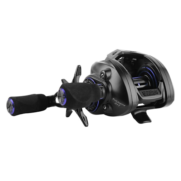 Kolfiber Baitcasting Rulle 5+1BB Magnetbroms 6.3:1 8kg