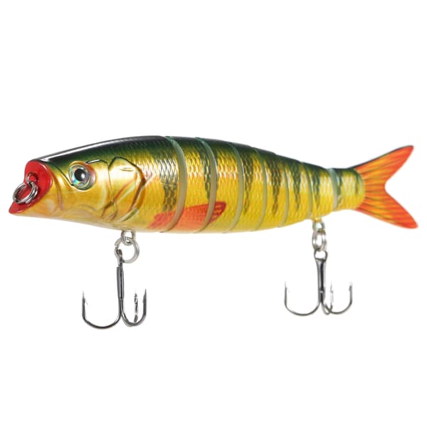 TARUOR 140 mm 8-segment sjunkande fiskedrag - Konstgjort drag med dubbla krokar