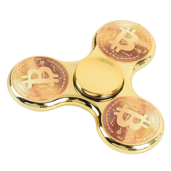 ABS Fingerspids Spinner med Sensorisk Elektrode, Anti-Stress, Stabilt Spindelegetøj, Guld