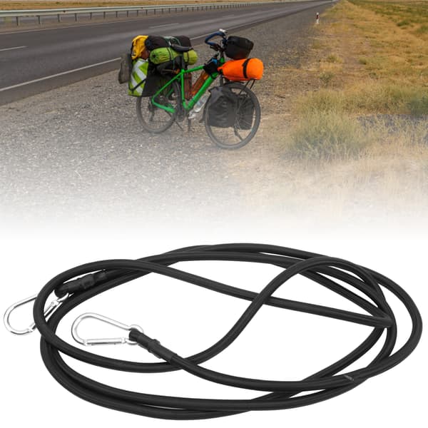 Elastiksnor til cykelbagage, elcykling, surringsstropper, nylon, 295 cm