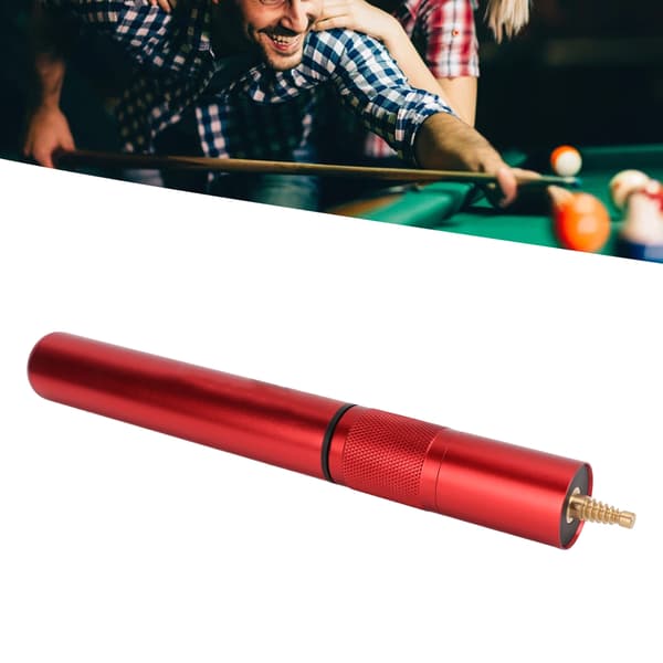 9-tommer teleskopisk billardkøforlænger i aluminiumslegering til snooker og pool