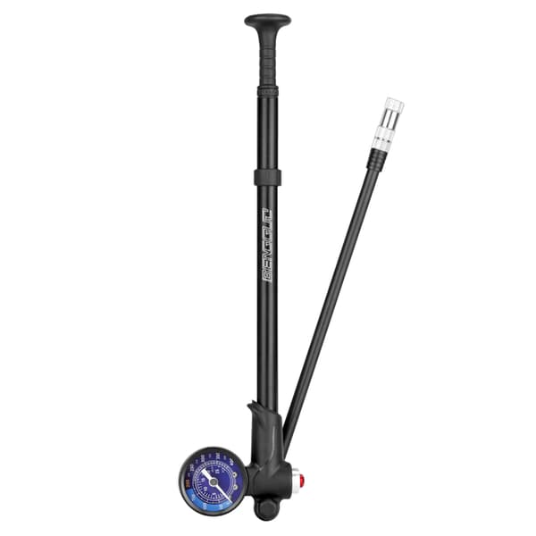 Högtryckscykelpump 400PSI med manometer för fjädring och däck