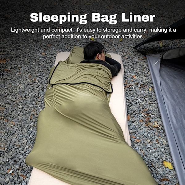 Lätt, mycket elastisk sovsäcksfoder för camping, resor och hotell. Antibakteriell, maskintvättbar.