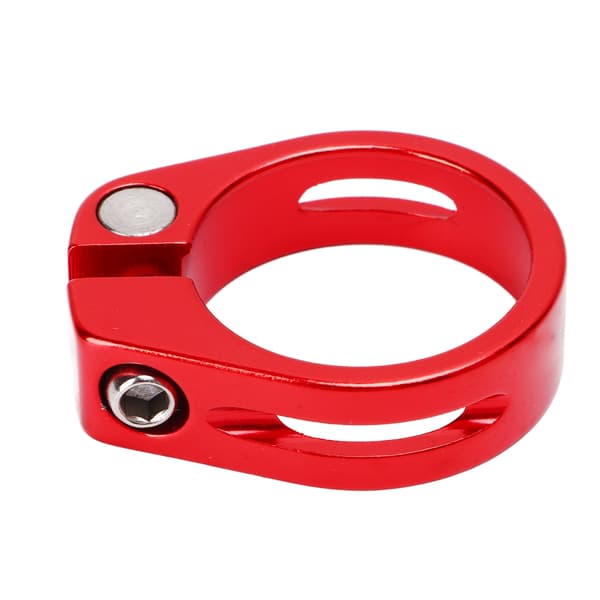 Cykelstolpsklämma 34.9MM Snabbkoppling Lättvikts Aluminiumlegering Rostfri Röd