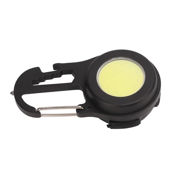 Mini Multifunktionel LED Lommelygte USB Nøglering COB Bærbart Udendørs Arbejdslys