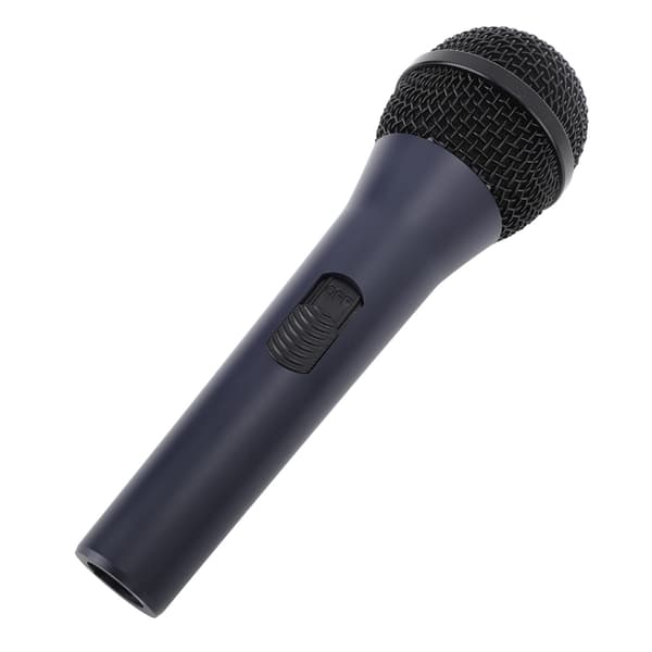 Kablet dynamisk metalmikrofon med ergonomisk net til karaoke og udendørs sang