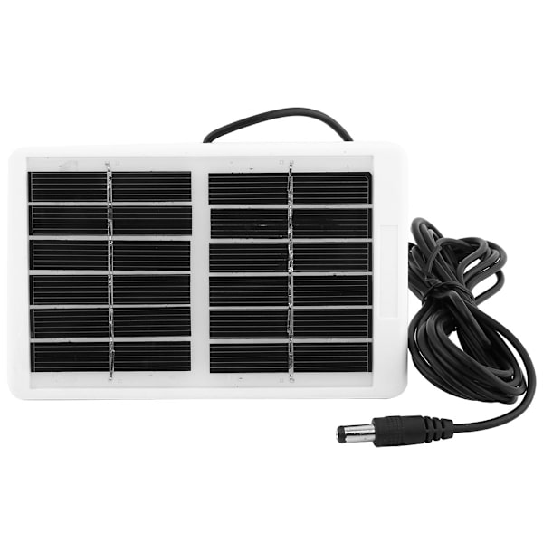 6V 1.2W Bærbart Vandtæt Solpanel til Nødlamp og Ventilator