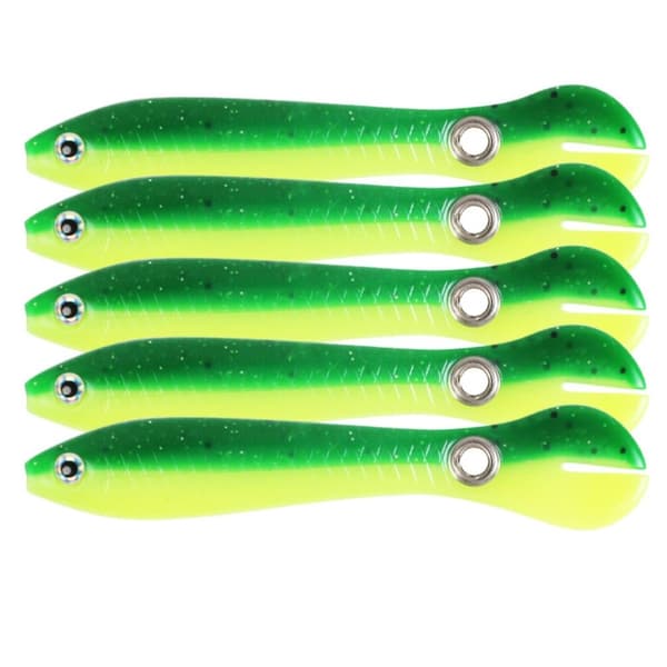 5 st mjuka fiskedrag 10 cm 6 g Bionisk Loach-drag för basöring simdrag