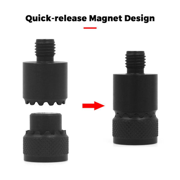 Magnetisk lynkobling til fiskestangsstativ sædestikadapter