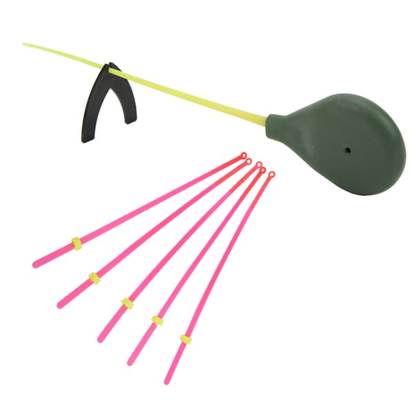Mini isfiskespökit med bärbar ABS-topp för vinterfiske, 20 cm