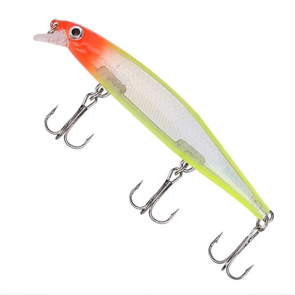 HENG JIA Teko-viehe Minnow 11CM koukulla kalastukseen