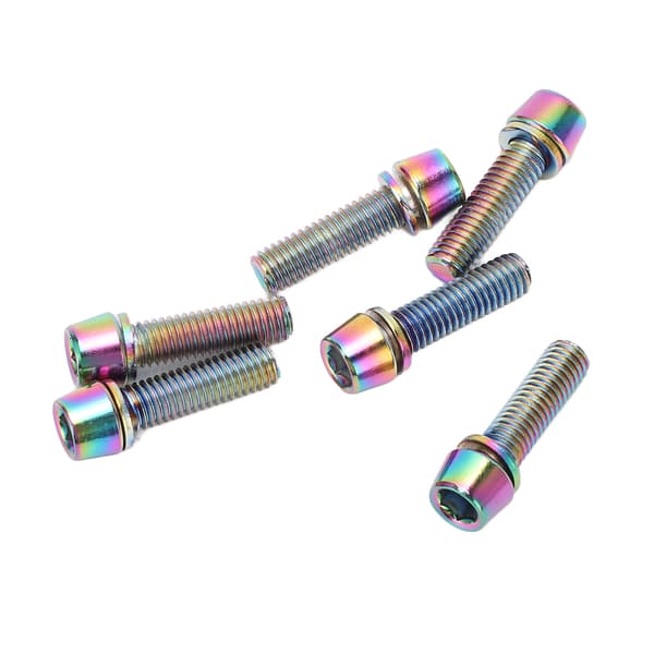 Farvede sekskantede skruer M5x23mm til vandflaskeholder og styrbro-montering