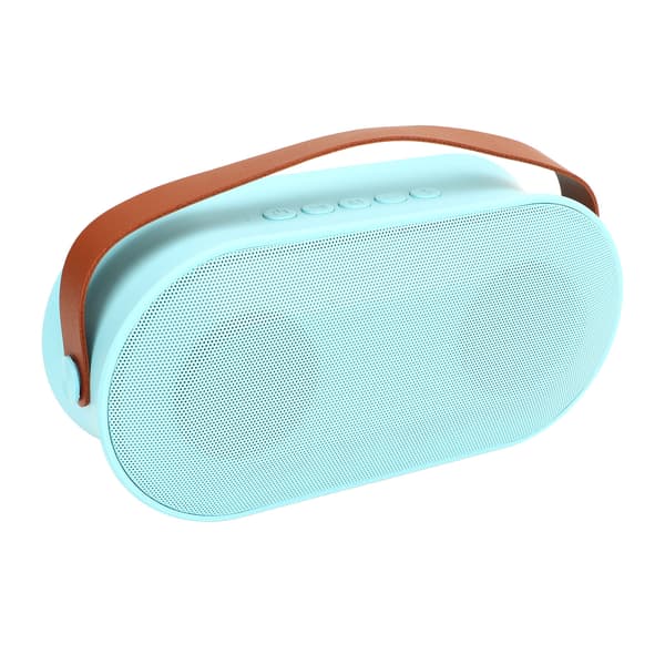 Minikaraokemaskin med färgglada lampor, blå mikrofon, Bluetooth 5.0, bärbar för födelsedagsfester