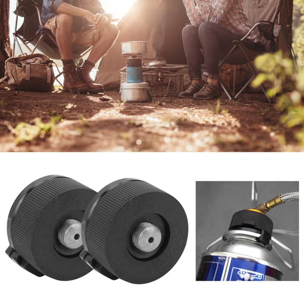 2st Utomhus Camping Spis Ändadapter Rund Delad Typ Spisomvandlare