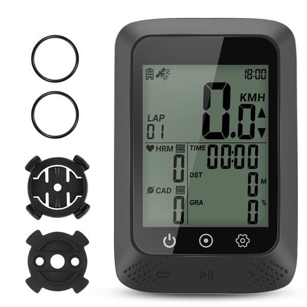 IPX7 GPS Cykelcomputer med Automatisk Baggrundsbelysning og Trådløs App-kontrol