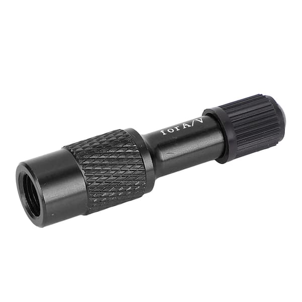 Cykelgaffelventiladapter, aluminiumslegering, forlænger til mountainbike, motorcykel, sort