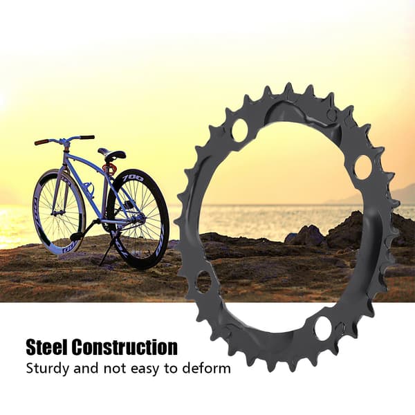 Cykelkædehjul 32T BCD104mm Højstyrkestål til mountainbikes