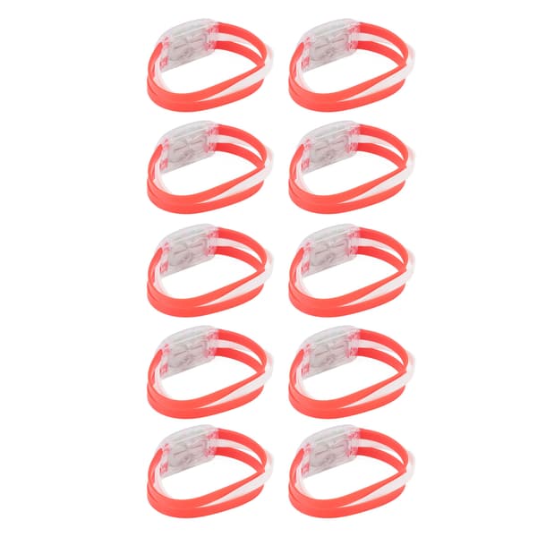 10PCS Lysande Nationsflagga Armband, Silikon ABS, för Fans, VM 2022
