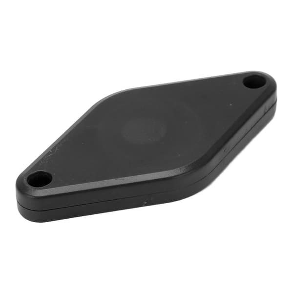 Stöldskyddande skyddsfodral för cykellokaliserare med hållbart ABS-stöd, svart.