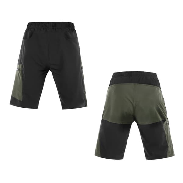 3D Cykelshorts til mænd med skumpolstring, åndbare, løs pasform, MTB, løb, udendørs.