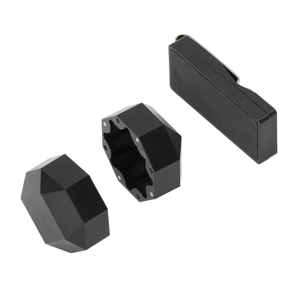 Kridtholder til billardkø, 6063 aluminium, magnetisk klips, bærbar, 2 lag, billardtilbehør