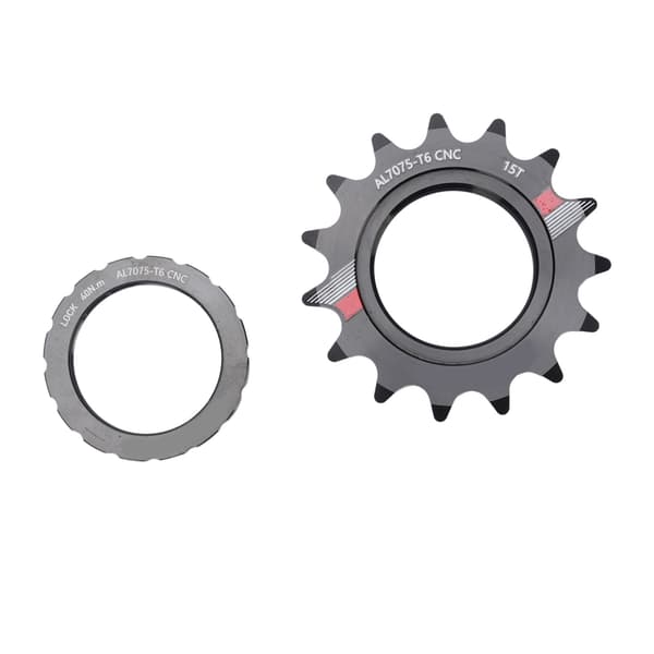 Friløb til fixed gear cykel med én hastighed, letvægts aluminiumslegering, 15T