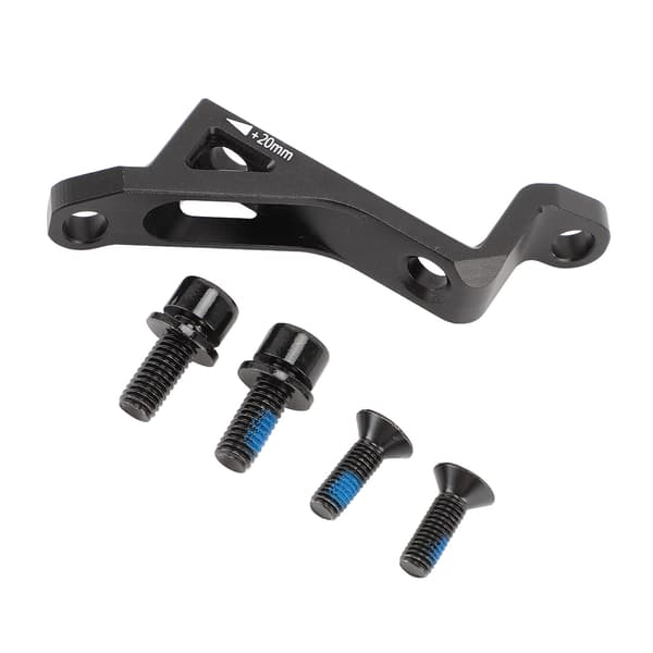FM til PM aluminiumsskivebremseadapter 74 mm til 34 mm kompatibel med 160/180 skiver sort