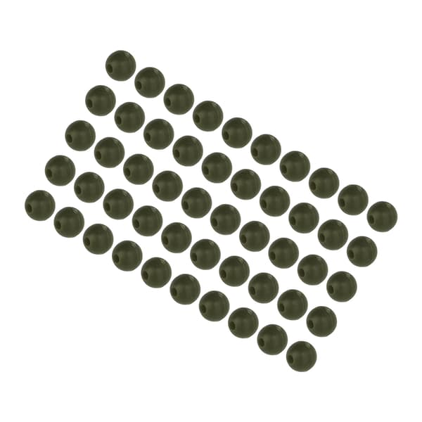 50 st mjuka karpfiskepärlor 6 mm diameter gröna karpfisketillbehör