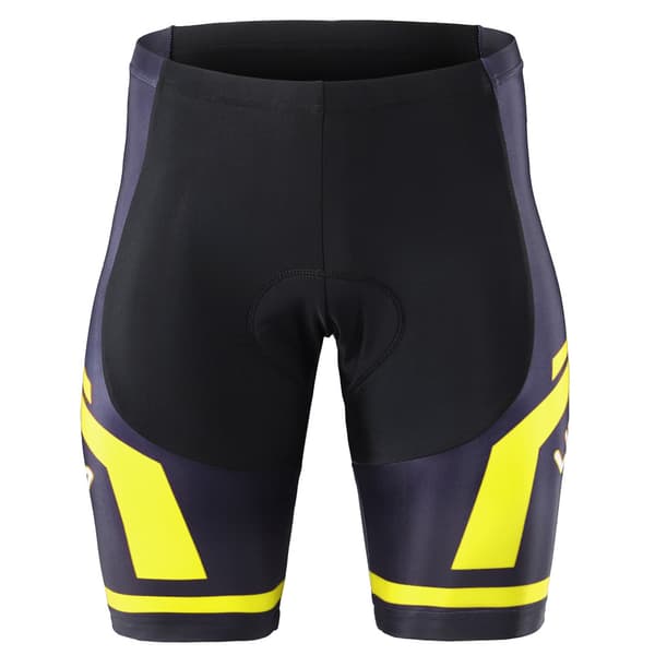 Cykelunderbukser til mænd med polstring, åndbart stof, hurtigtørrende, elastisk linning, størrelser S-XXL
