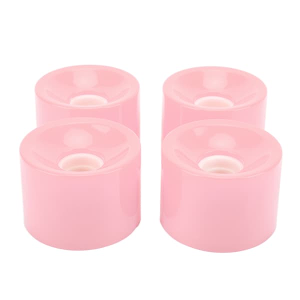 4 st PU 78A Scooterhjul Slitstarka Sprickfria Starkt Grepp Säker Balans Rosa