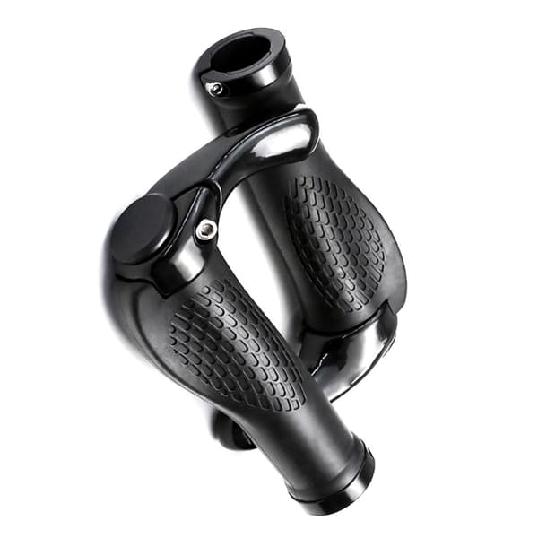 Sykkelhåndtak, aluminiumslegering, gummi, justerbar låsing, 22,2 mm, MTB