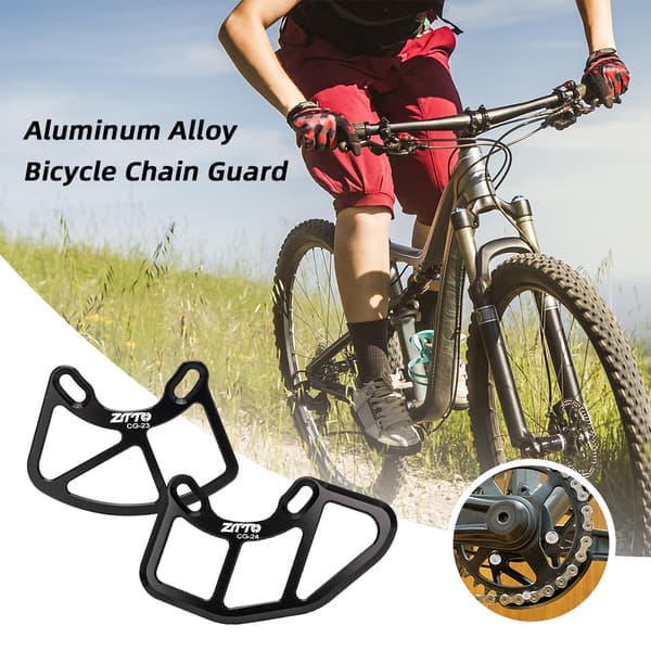 Bash Guard i aluminiumslegering til cykler ISCG-05/03 kompatibel med 22T-46T
