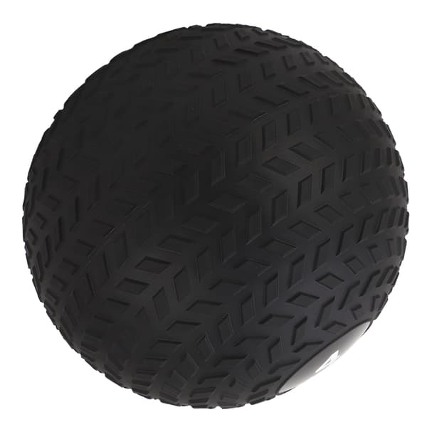 PVC medicinbold med sand, 4 kg, 23 cm, til fitnesstræning/slamming