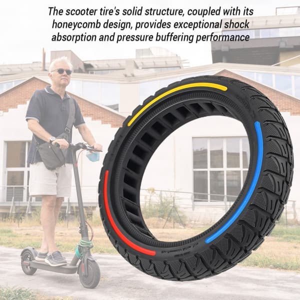 Massivt bikakedäck 8.5x2-6.1 för Xiaomi M365/pro/pro2/1s/Lite Elscooter