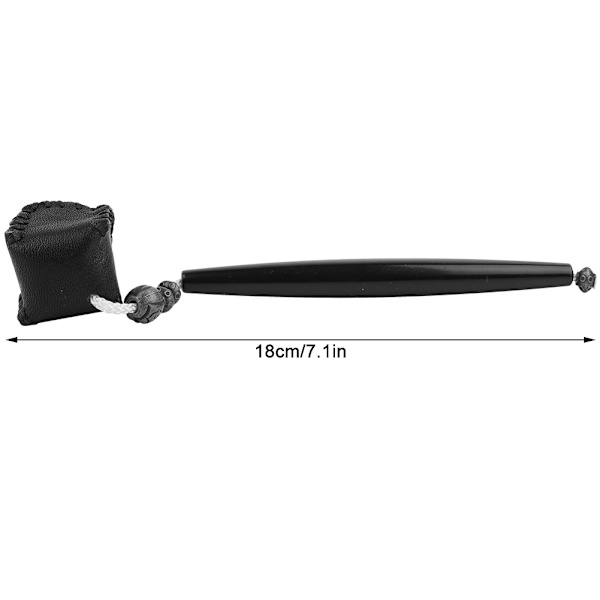 Snooker Kridtetui, Bærbar Pen, Holdbart Sort Gummi Design