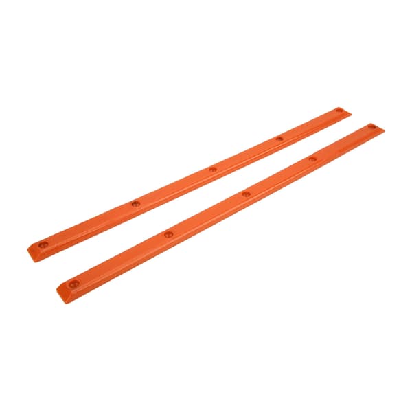 Rail Bones Ribs til Longboard - Slidstærke, Holdbare, Fleksible med en Blank Orange Finish
