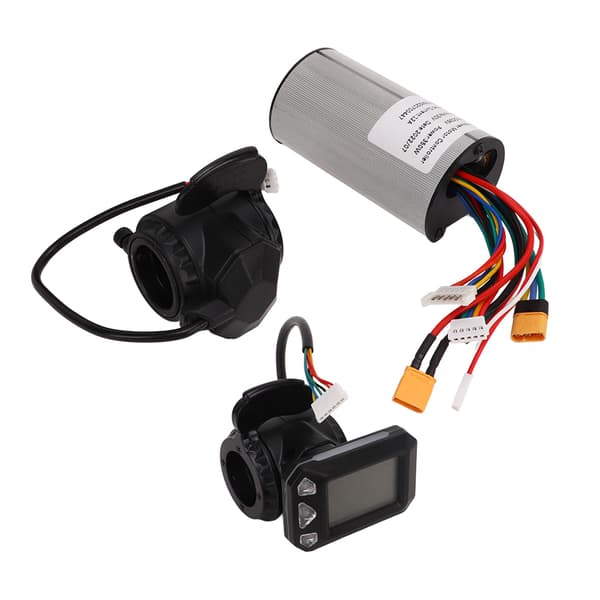 36V 350W 12A Borstlös Kontroller med Displaypanel för Scooterdelar Kit