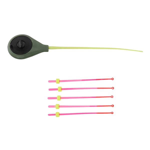 Mini isfiskestangsett med bærbar ABS-tupp for vinterfiske 12 cm