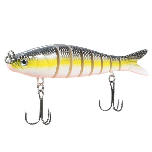 TARUOR 140mm 8-segment Minnow Konstgjort Hårt Bete Fiskedrag med Trekrokar