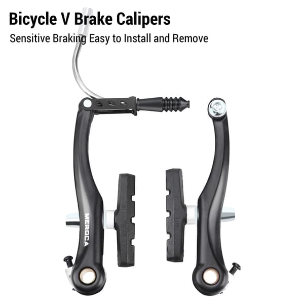 Cykel V-broms Set Aluminium Rostfritt Stål 110mm för MTB Fällbar Resa