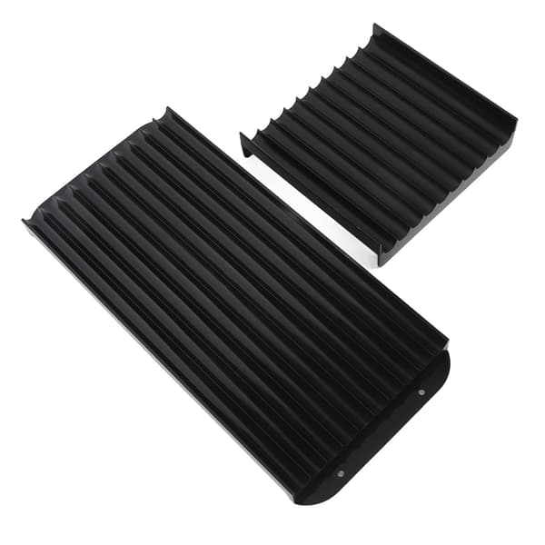Bärbar fiskebetsrullplatta, 14 mm rund betsrullplatta, ABS-material