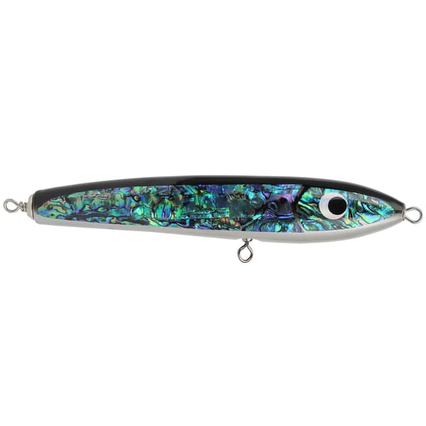 Abalone skall treagn til tunfisk, grouper, dorado, havfiske 23x3.5cm