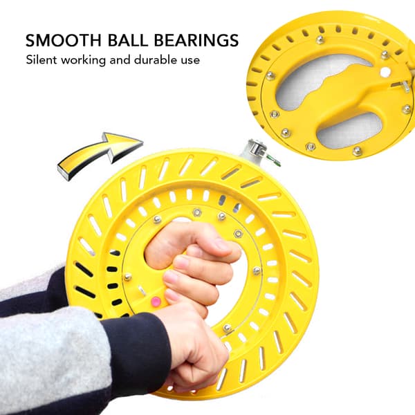 Dragesnoropruller med rulle og flyvesnor, ergonomisk tilbehør til udendørs flyvning