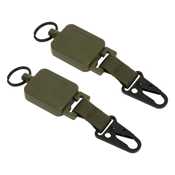2 st infällbar snabbkoppling Anillo för byxväska militärgrön
