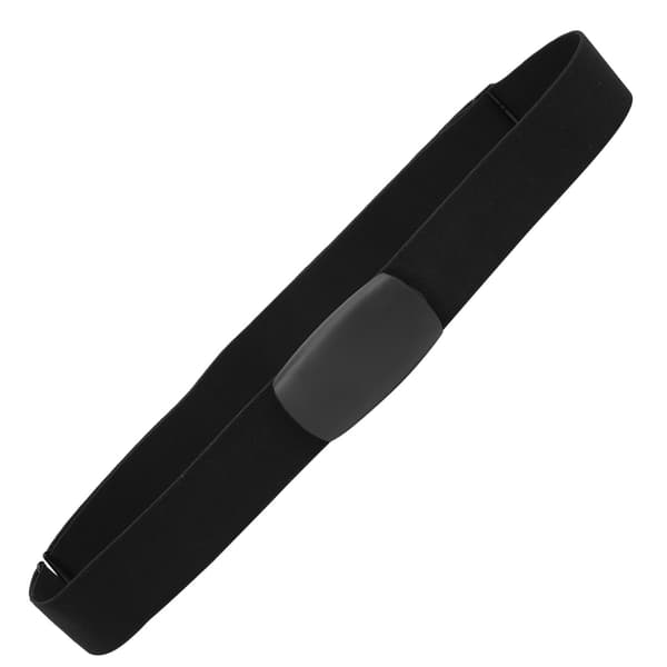 Justerbart Bluetooth-bröstband med lång batteritid för pulsmätning - Svart
