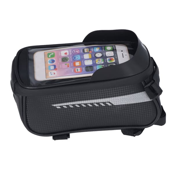 Cykeltelefontaske, EVA Hard Case, Vandtæt, Stor Kapacitet, Touchscreen-montering