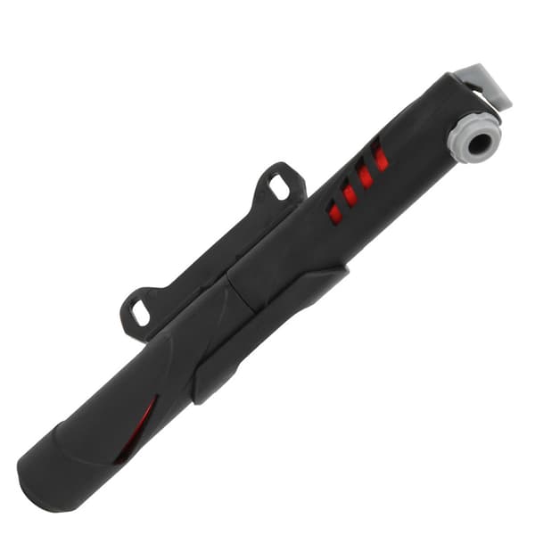 Mini Universal Manuel Cykelpumpe til Schrader/Presta Ventiler, Cykeltilbehør, Sort/Rød