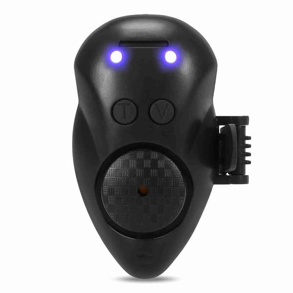 Fiske nappalarm med LED og hørbar varsling Lysende agnvarsler