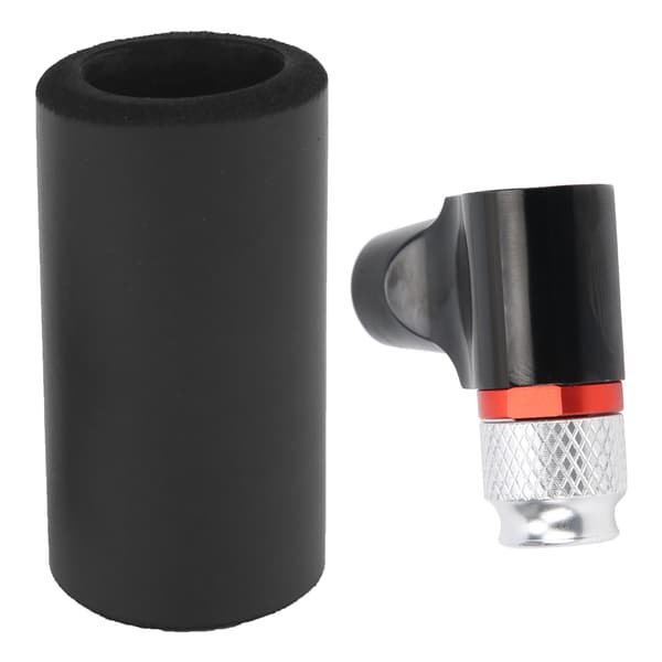 CO2 cykelpump med isolerad slang, liten, lätt, aluminiumlegering