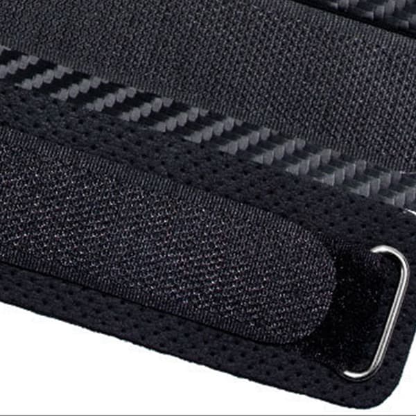Halkskyddande handflateskydd för tyngdlyftning, kolfibermikrofiber, justerbart, 1 par